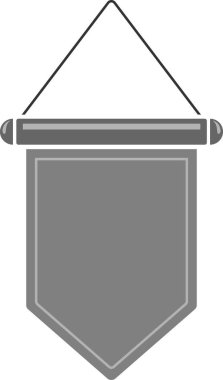 Düz Ortaçağ flama