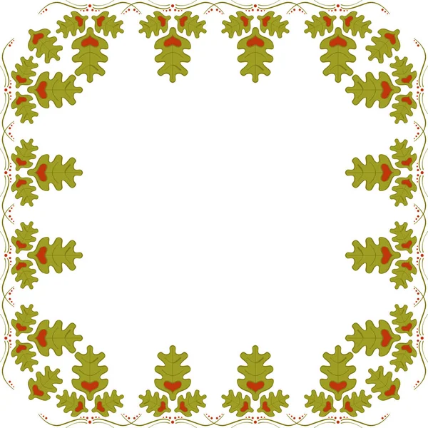 Soyut meşe çerçeve