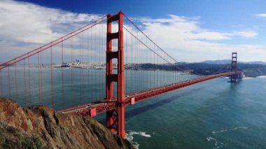Golden Gate Köprüsü ve San Francisco Körfezi ünlü pil Spencer '