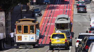 San Francisco, ABD, kablo araba tramvay