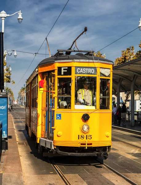 San Francisco, Estados Unidos, El tranvía del teleférico — Foto de Stock