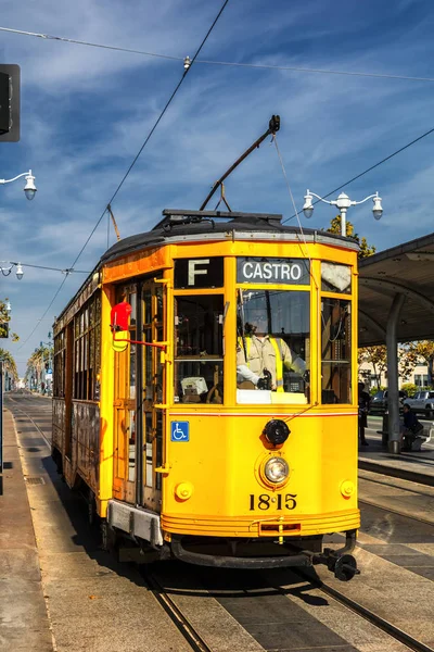 San Francisco, Stany Zjednoczone Ameryki, kabel samochodowy tramwaj — Zdjęcie stockowe