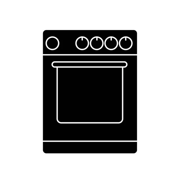 STOVE icona vettoriale design — Vettoriale Stock