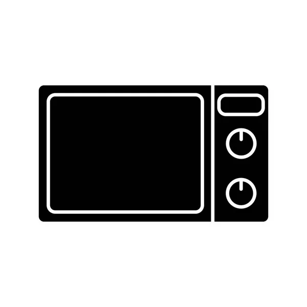 Kuchenka mikrofalowa ikona wektor wzór — Wektor stockowy