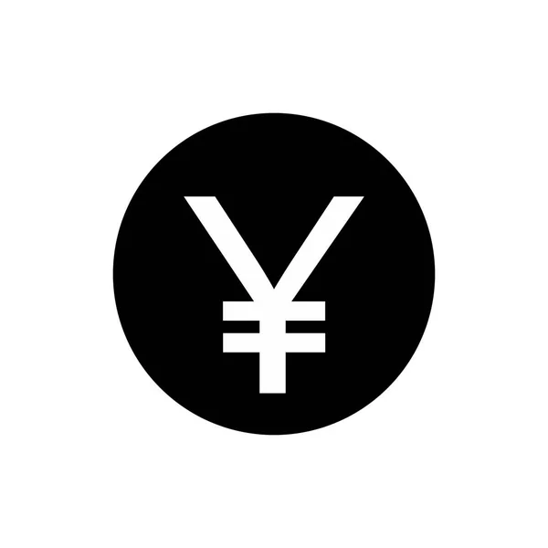 Yen signo vector diseño — Vector de stock