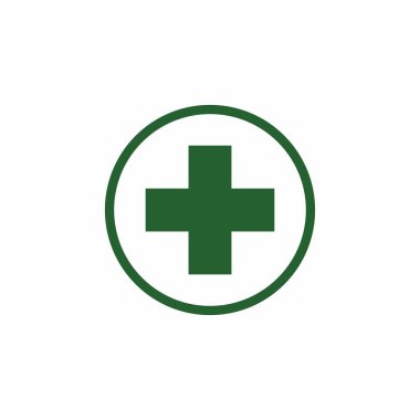 İlk yardım işareti tasarım vektör 