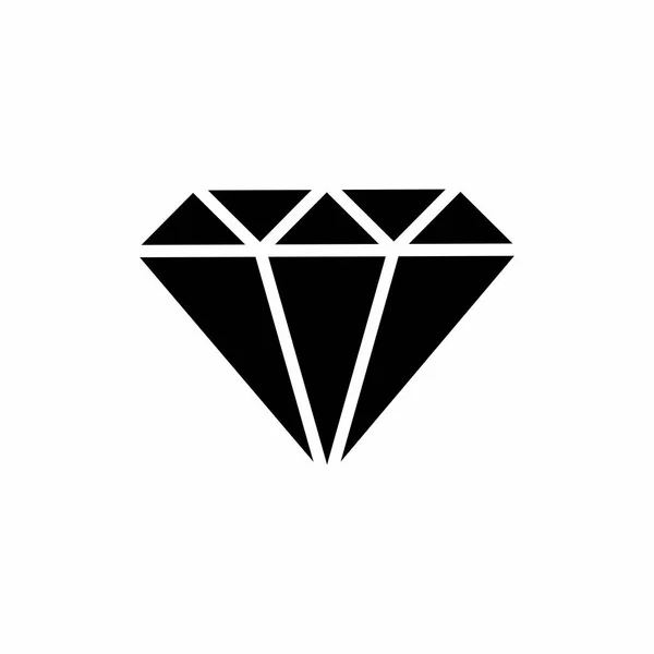 Vetores de Ícone De Forma De Diamante Sinal De Cristal De Joias