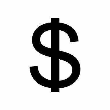 Dolar işareti vektör tasarımı