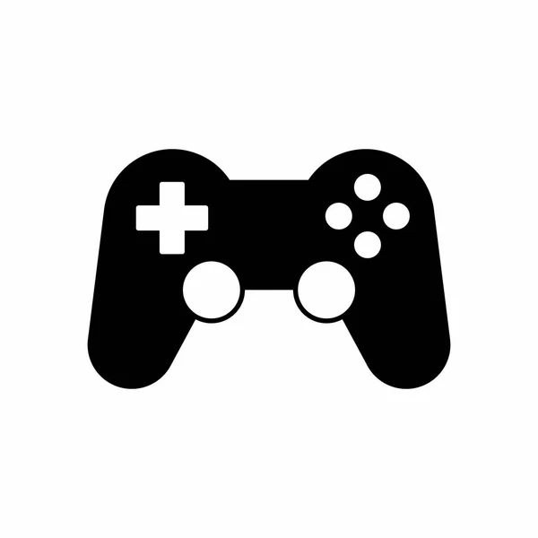 Gamepad ou controlador de jogo design de vetor ícone — Vetor de Stock