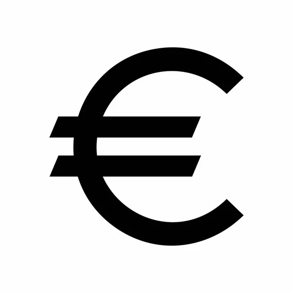 Euro design de vetor sinal — Vetor de Stock