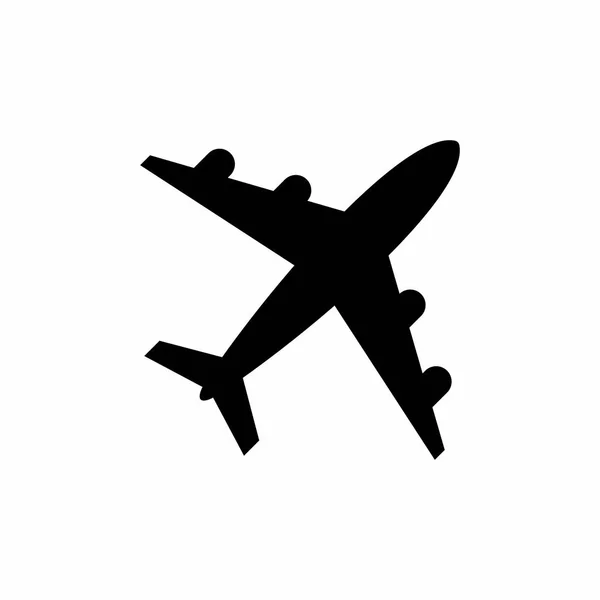 Icono de avión vector de diseño — Vector de stock