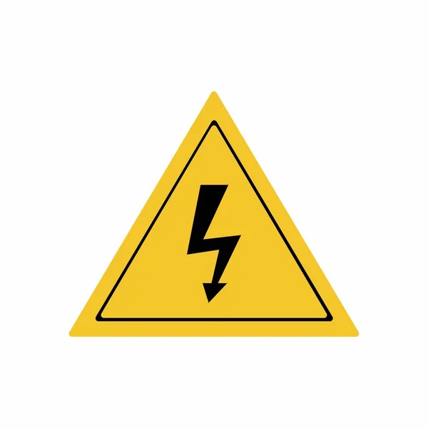 Conception vectorielle du signe de danger électrique — Image vectorielle