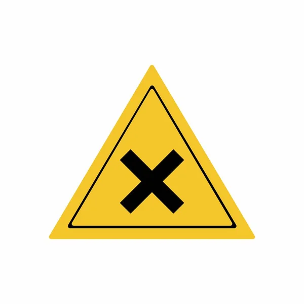 Irritant substance sign vector design — Stock Vector