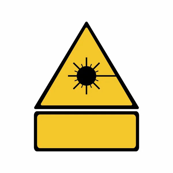 激光辐射标志矢量设计 — 图库矢量图片