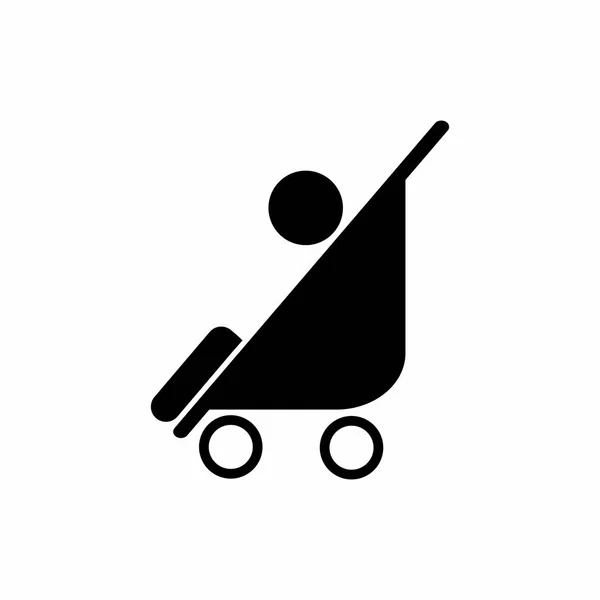 Carruajes de bebé signo — Archivo Imágenes Vectoriales