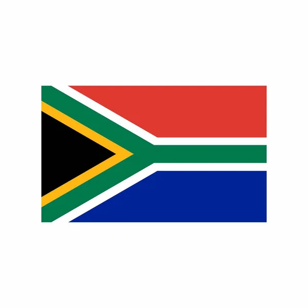 南アフリカ共和国の旗ベクトル デザイン — ストックベクタ