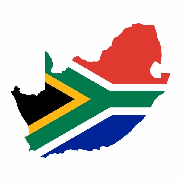 Карта Південної Африки — стоковий вектор