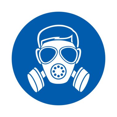 Solunum koruması aşınmalı. M017. Standart ISO 7010