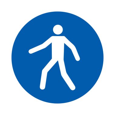 Bu geçidi kullan. M024.Standart ISO 7010. Her fabrika ve işletme için güvenlik ve önlem işaretleri.