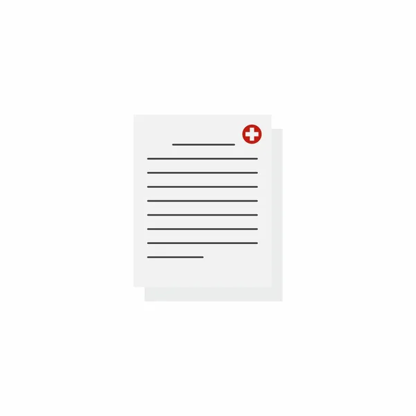 Medical documents icon. Vector design isolated on white background.