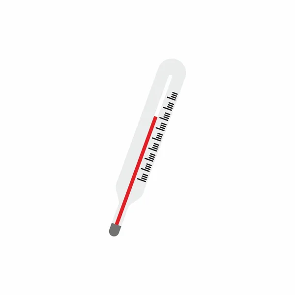 Thermometer Icon Vector Design Isolated White Background — Stock Vector