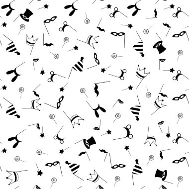 Mardi Gras arka plan. Vektör çizim.