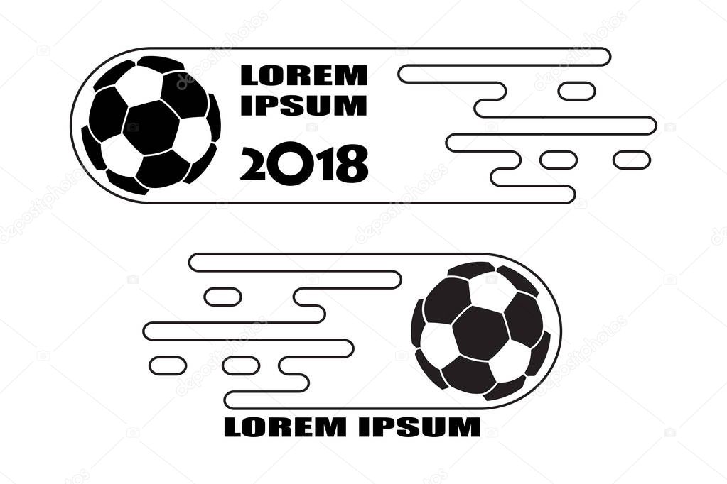 Football background. Vector illustration.