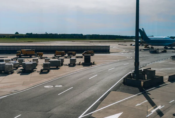 Delantal en un aeropuerto — Foto de Stock