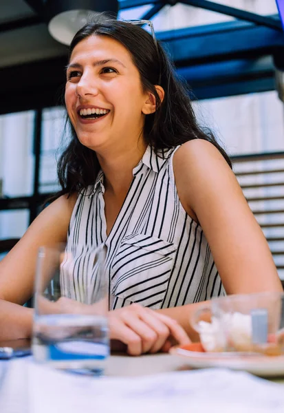 Closeup Business Woman Working Documents — Stock Photo, Image