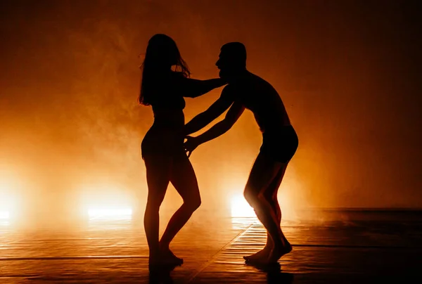 Artistas Danza Contemporánea Clase Práctica Danza —  Fotos de Stock