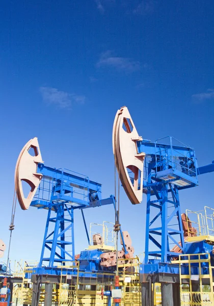 Indústria petrolífera. Indústria do gás. Extracção de petróleo — Fotografia de Stock