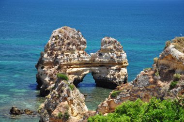 Portekiz Atlantik Okyanusu kıyısında