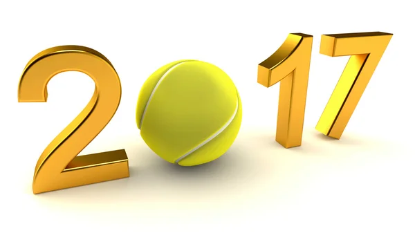 Tennis ball 2017 — Stock Photo, Image