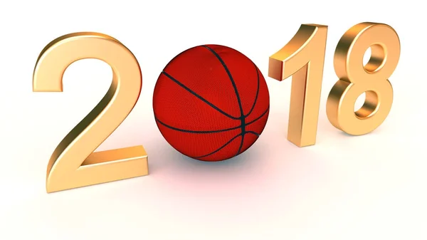 Basketball 2018 year — Stock Photo, Image
