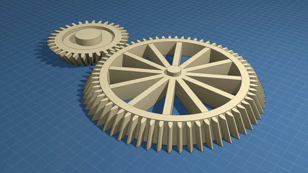 Blueprints and gears