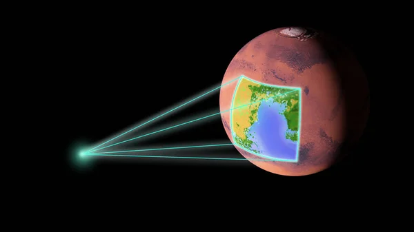 Mars Terraformálás — Stock Fotó