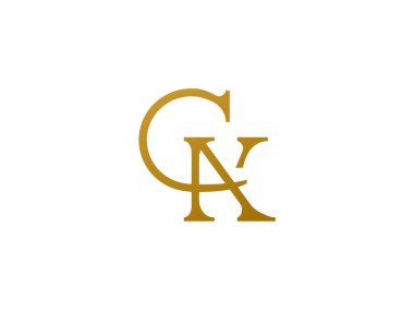 Cka Harf Logosu Tasarım Şablonu C K A monogramı