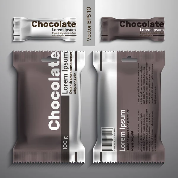 Embalagem de chocolate 3 — Vetor de Stock