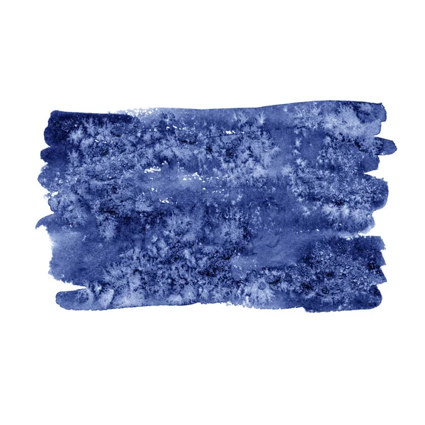 다채로운 라운드 자리 수채화입니다. 수채화 그림입니다. 매우 상세한 블루 얼룩. — 스톡 사진