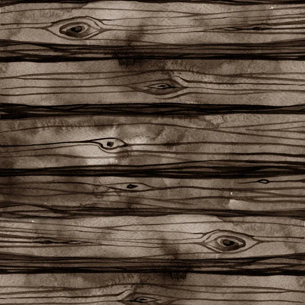 Aquarell Holz Textur Hintergrund. Handgezeichnete Illustration — Stockfoto
