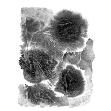 grunge doku retro etkisi ile siyah suluboya mürekkep banner