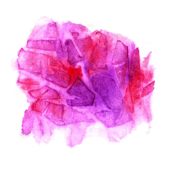 Abstracte achtergrond met roze element. Aquarel — Stockfoto