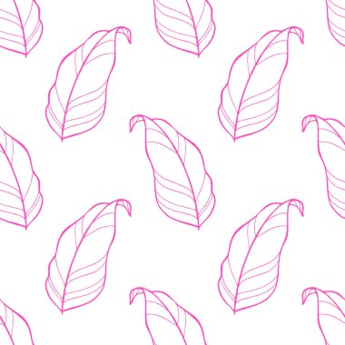 Kusursuz suluboya tropik yapraklar. Geniş bir kompozisyonda renkli yapraklar. Palmiye yapraklarının güzel empresyonist çizimi. Selamlama, davetiye ve imalat için mükemmel