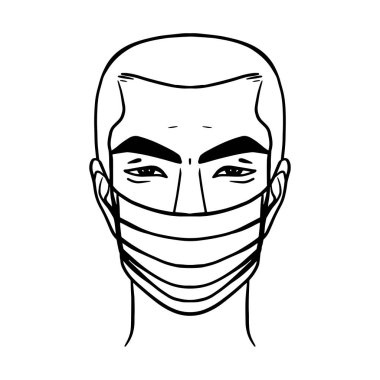 Coronavirus 2019-ncov konsepti. Tehlikeli Çin ncov coronavirüsü, Sars salgını riski alarmı. Çin virüsü. Vektör illüstrasyonu