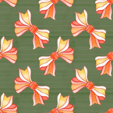 Suluboya kırmızı pembemsi bant kurdelesi hediye kusursuz desen arkaplan