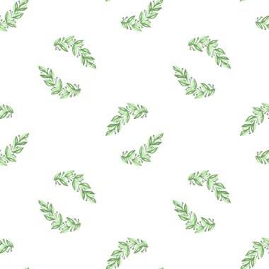 Yeşil yapraklı, kusursuz, soyut bir arka plan..