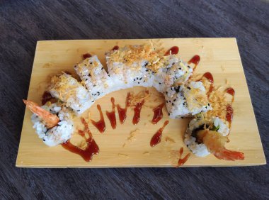 Pirinç, Balık ve sebze