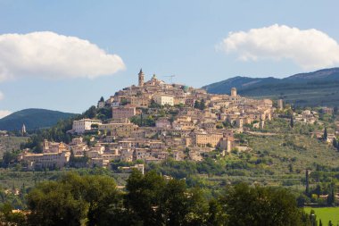 Trevi tarihi merkezi Umbria