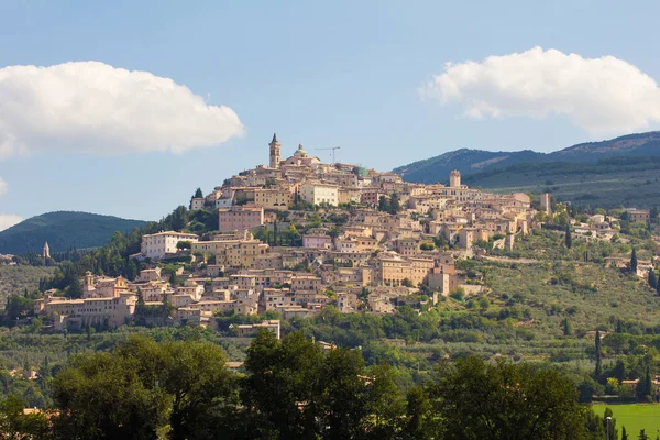 Centrul istoric al orașului Trevi din Umbria — Fotografie, imagine de stoc