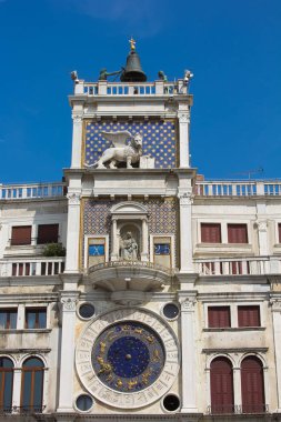 St Mark'ın Saat Kulesi Venedik ana kare